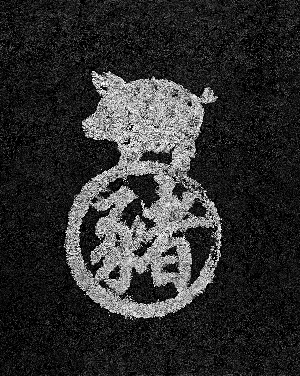 十二生肖黑白系列