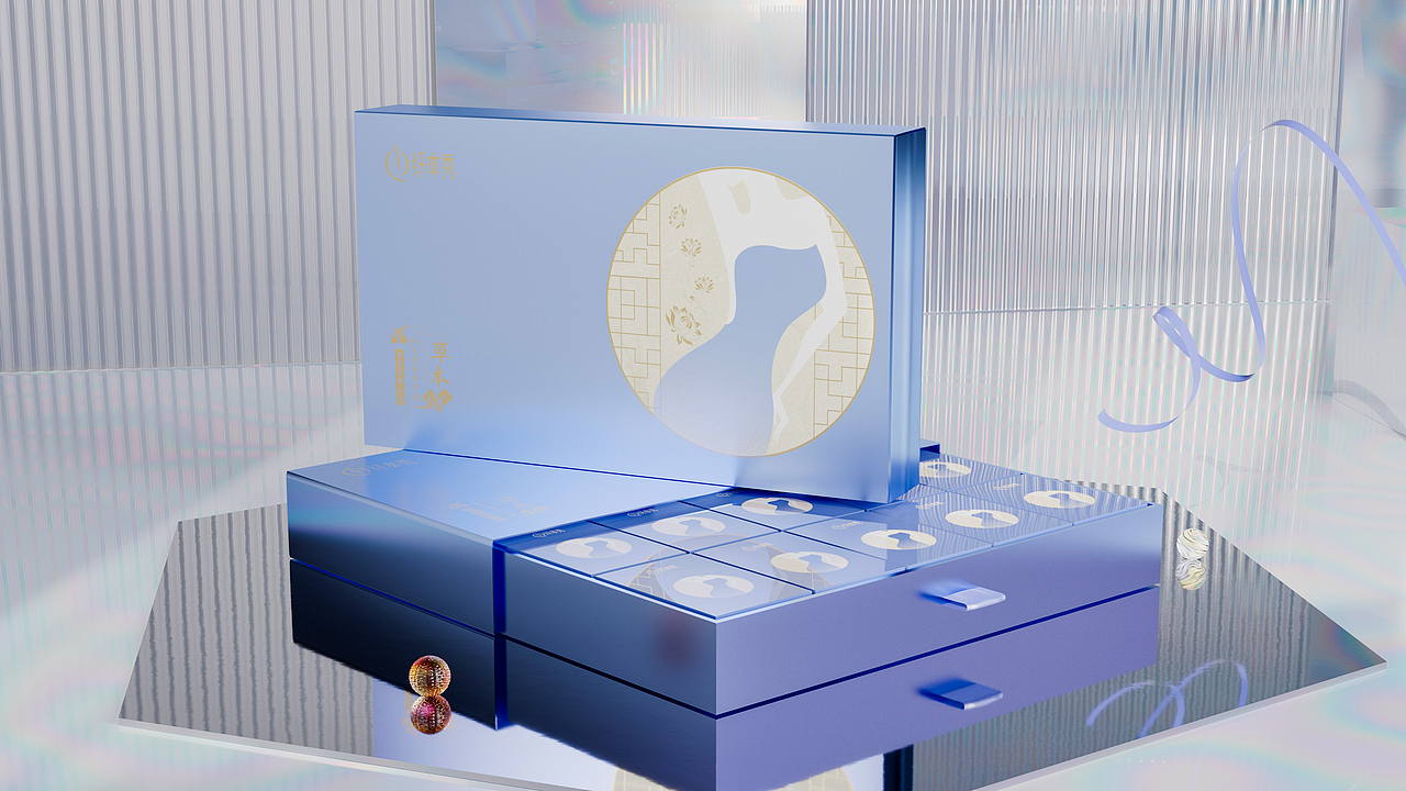草本套盒建模渲染（图ZMzQ1MDYxMjY4） - 产品 - 站酷设计师W育林原创素材 - 站酷ZCOOL