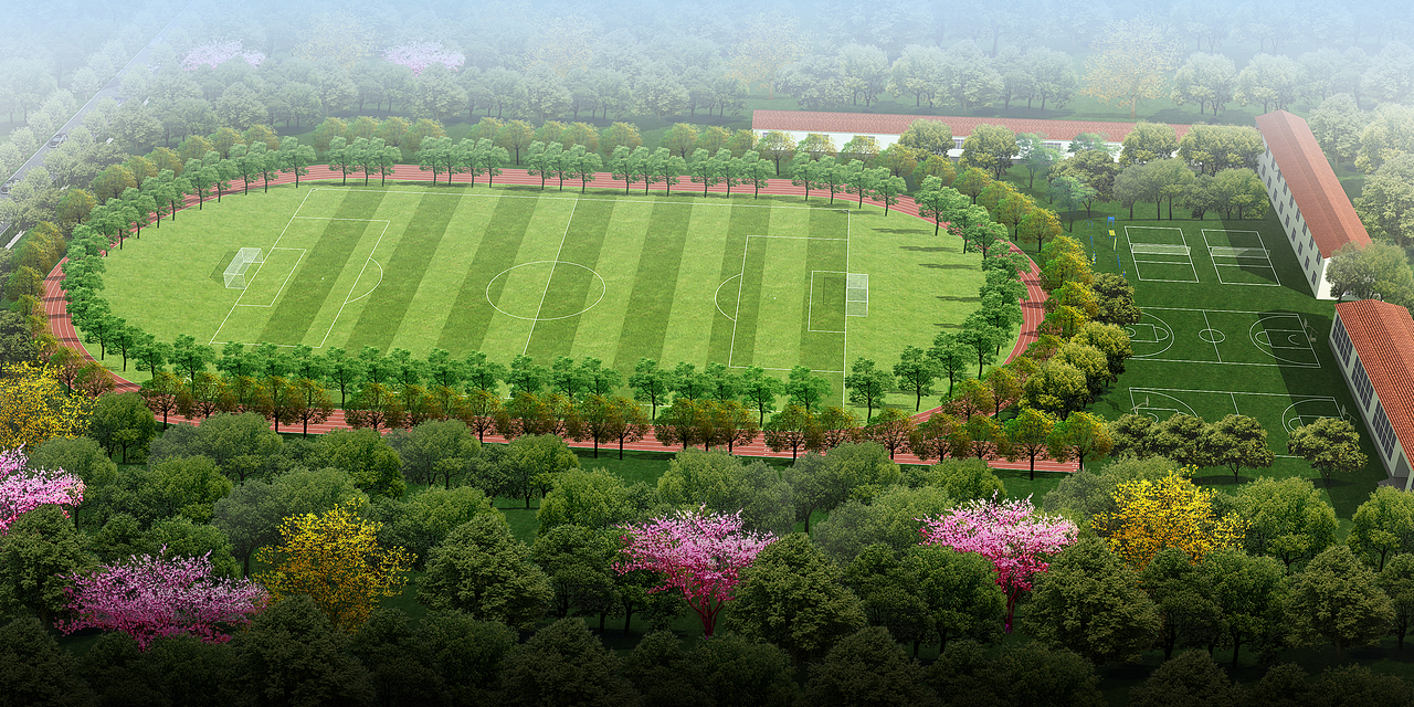 各种体育场效果图设计制作