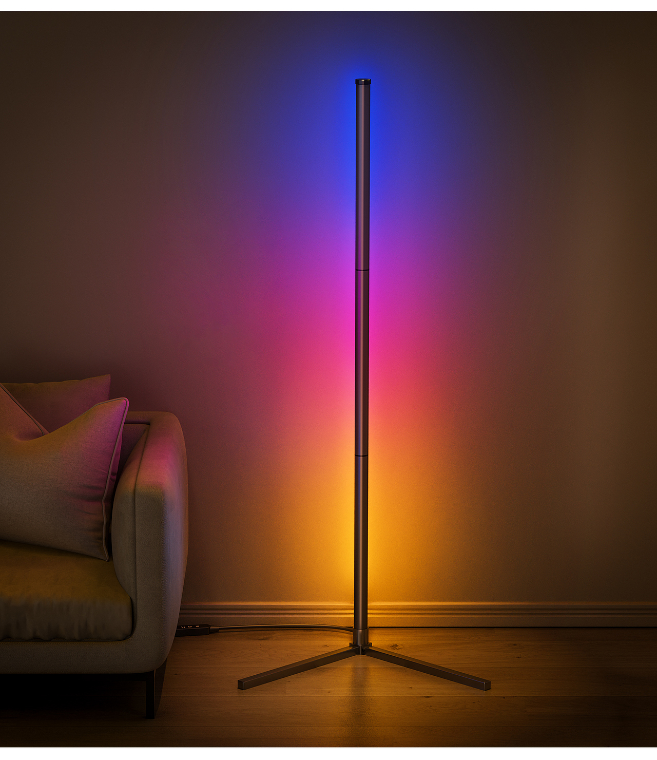 亚马逊蓝牙耳机发光支架RGB落地灯投影灯（图ZMzY1NDA3NDI4） - 产品 - 站酷设计师放开那美妞原创素材 - 站酷ZCOOL