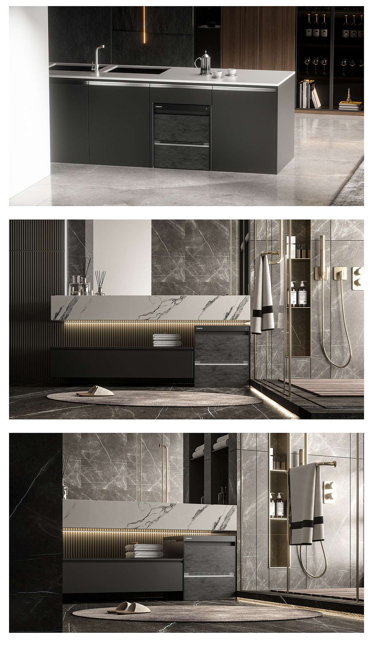 6月份海尔渲染作品+平面作品总结