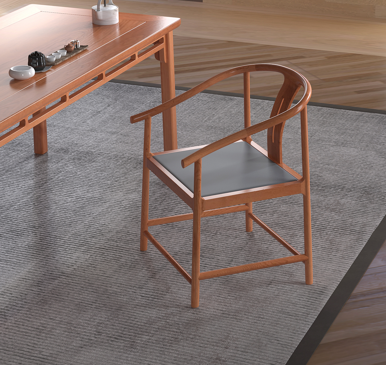 新中式家具场景展示