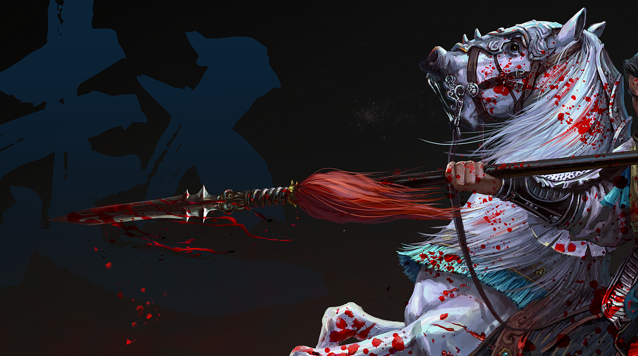 五虎上将——赵云（字子龙）（图ZMzI3OTE3MDM2） - 创作习作 - 站酷设计师皇叔在画画原创素材 - 站酷ZCOOL