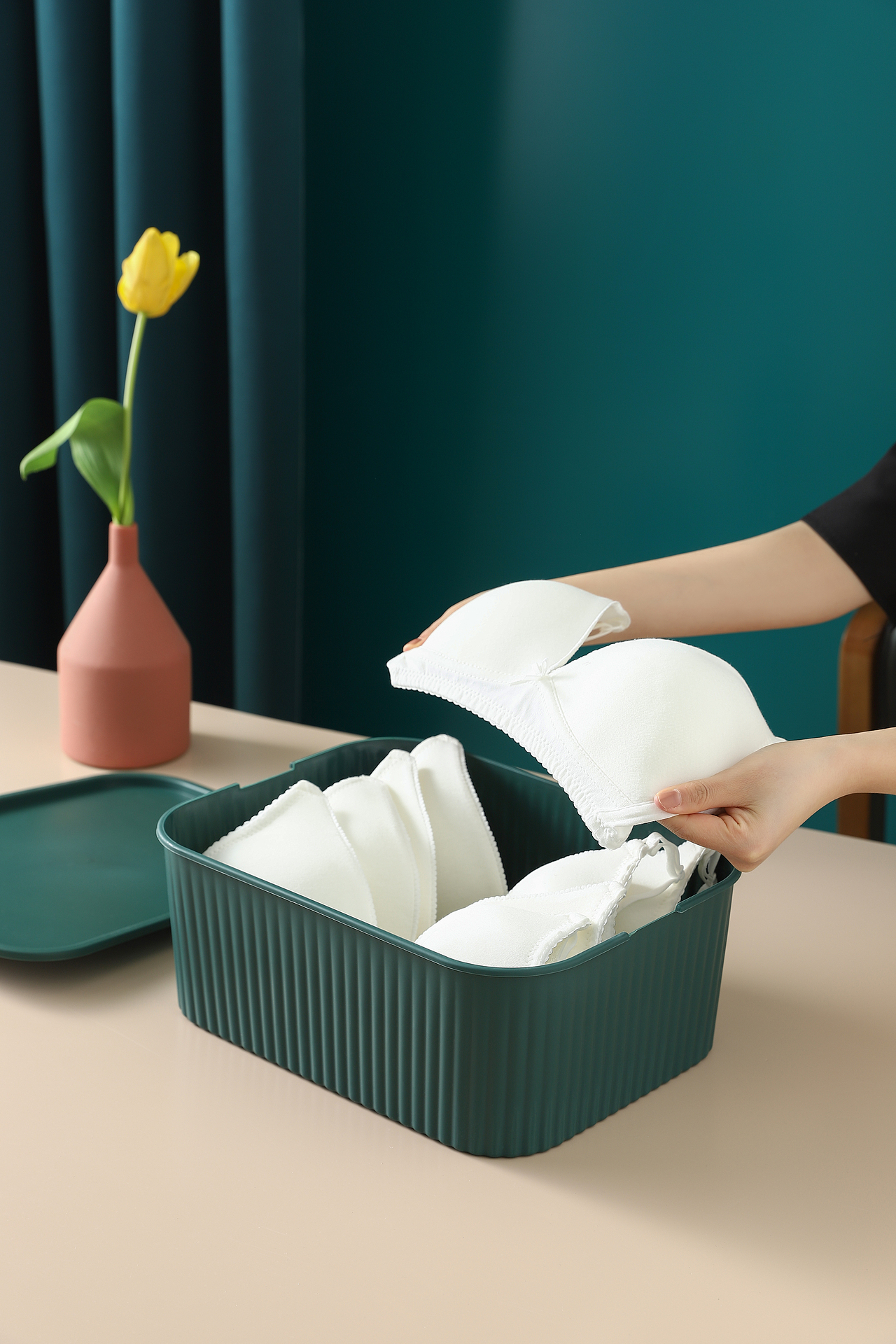 内衣收纳盒の日用百货静物拍摄