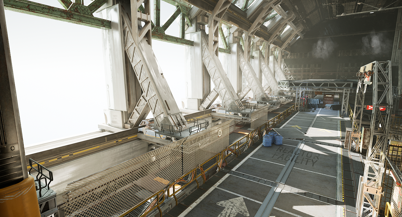 重工业风科幻工厂