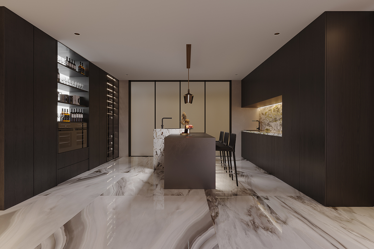 玖丨霸道与温柔共存（图ZMzExMTE3MTI4） - 家装设计 - 站酷设计师木梵空间设计表现原创素材 - 站酷ZCOOL