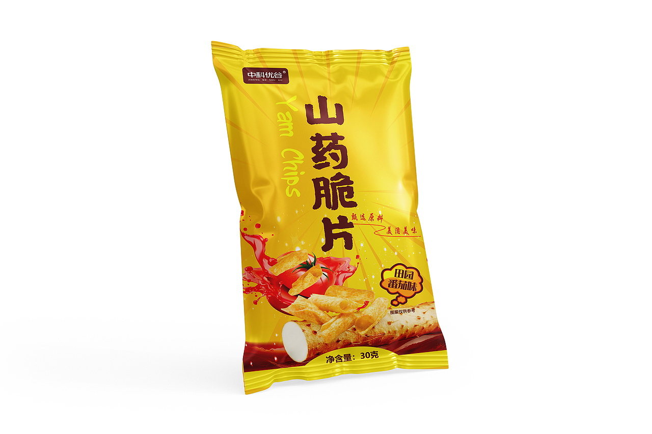 山药脆片 薯片 包装设计 食品 已商用（图ZMzA4ODgxMDQ0） - 包装 - 站酷设计师彩腾包装设计原创素材 - 站酷ZCOOL