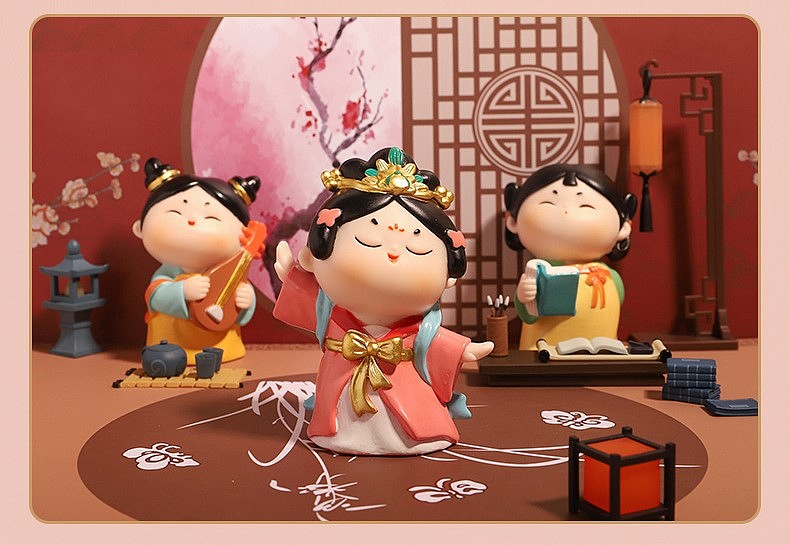国潮古典才女们（图ZMzIyNTM3ODQw） - 产品 - 站酷设计师金色麦浪000原创素材 - 站酷ZCOOL