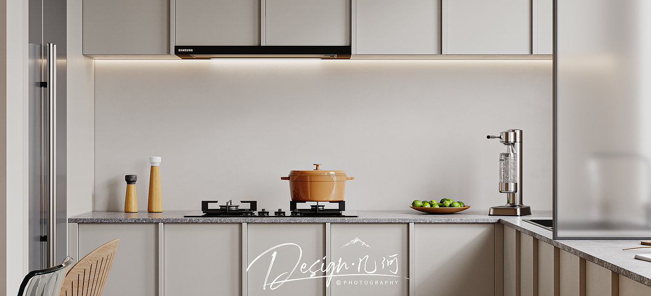 几何空间视觉表现 | 保利堂悦现代奶油风客餐厅（图ZMzQ2NTg0NzM2） - 家装设计 - 站酷设计师几何空间彡原创素材 - 站酷ZCOOL