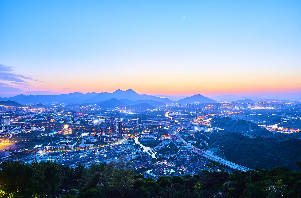 傍晚日落后的日转夜延时摄影（图ZMjk5OTkxMzI0） - 栏目片头 - 站酷设计师禹之66原创素材 - 站酷ZCOOL