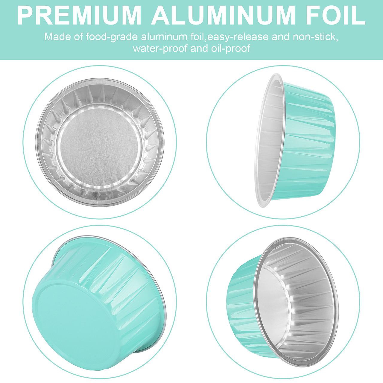 金洲视觉 亚马逊摄影设计精修图拍摄 铝箔蛋糕杯厨房杯