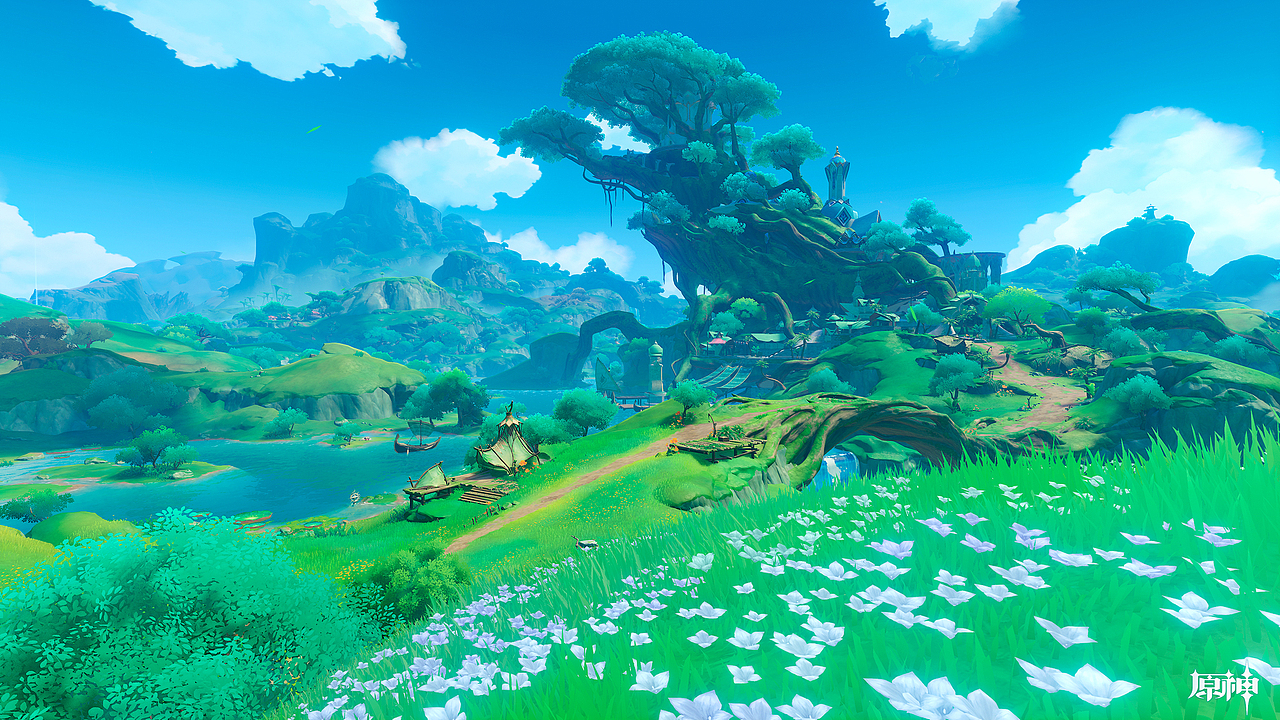 游戏摄影 - 原神须弥地图