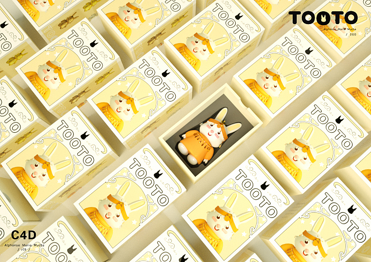 潮玩原创IP——穆夏的兔（图ZMzA4MTU2MDA0） - 人物/生物 - 站酷设计师TOI700d原创素材 - 站酷ZCOOL