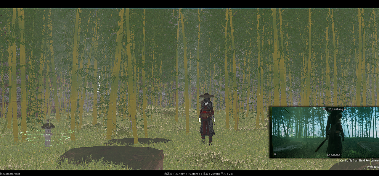 UE画面预览,去灯光预览