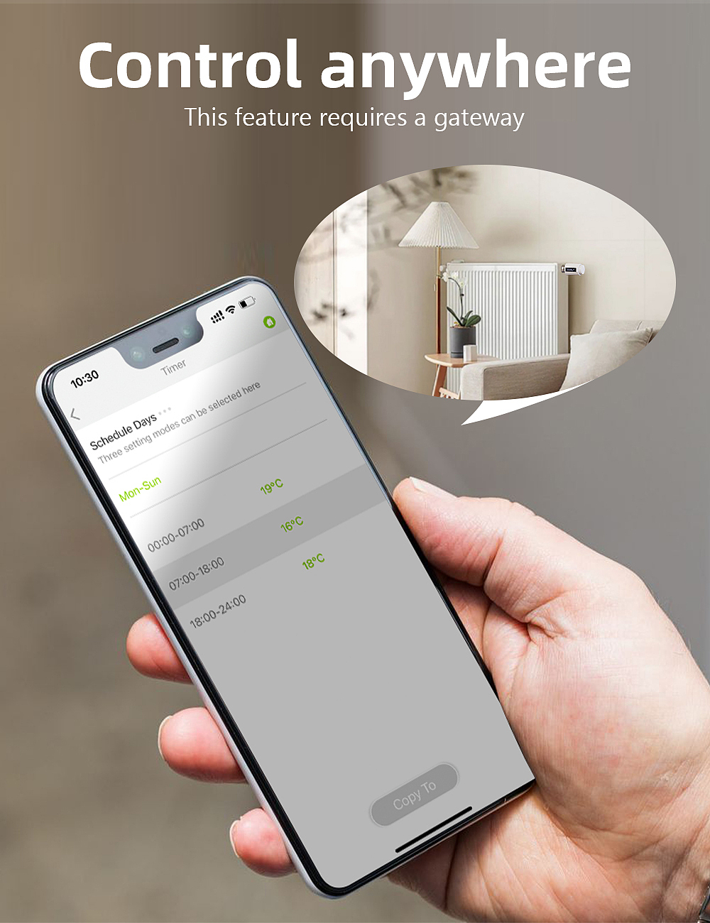 电商设计~温控阀场景渲染