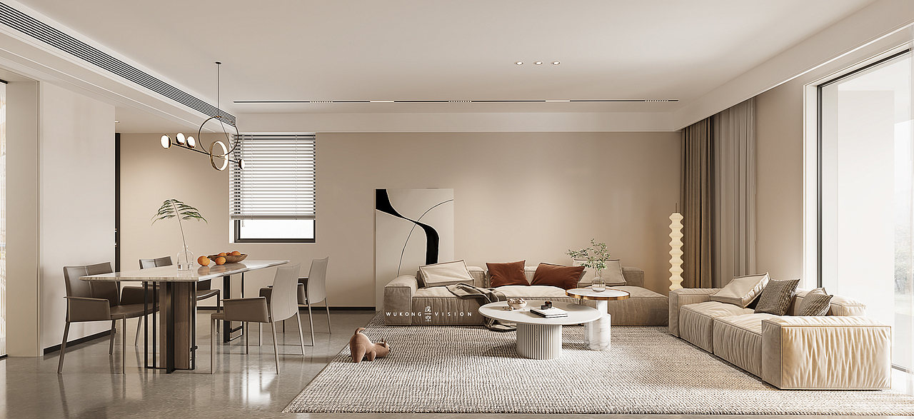 奶油色 一 戊空效果图