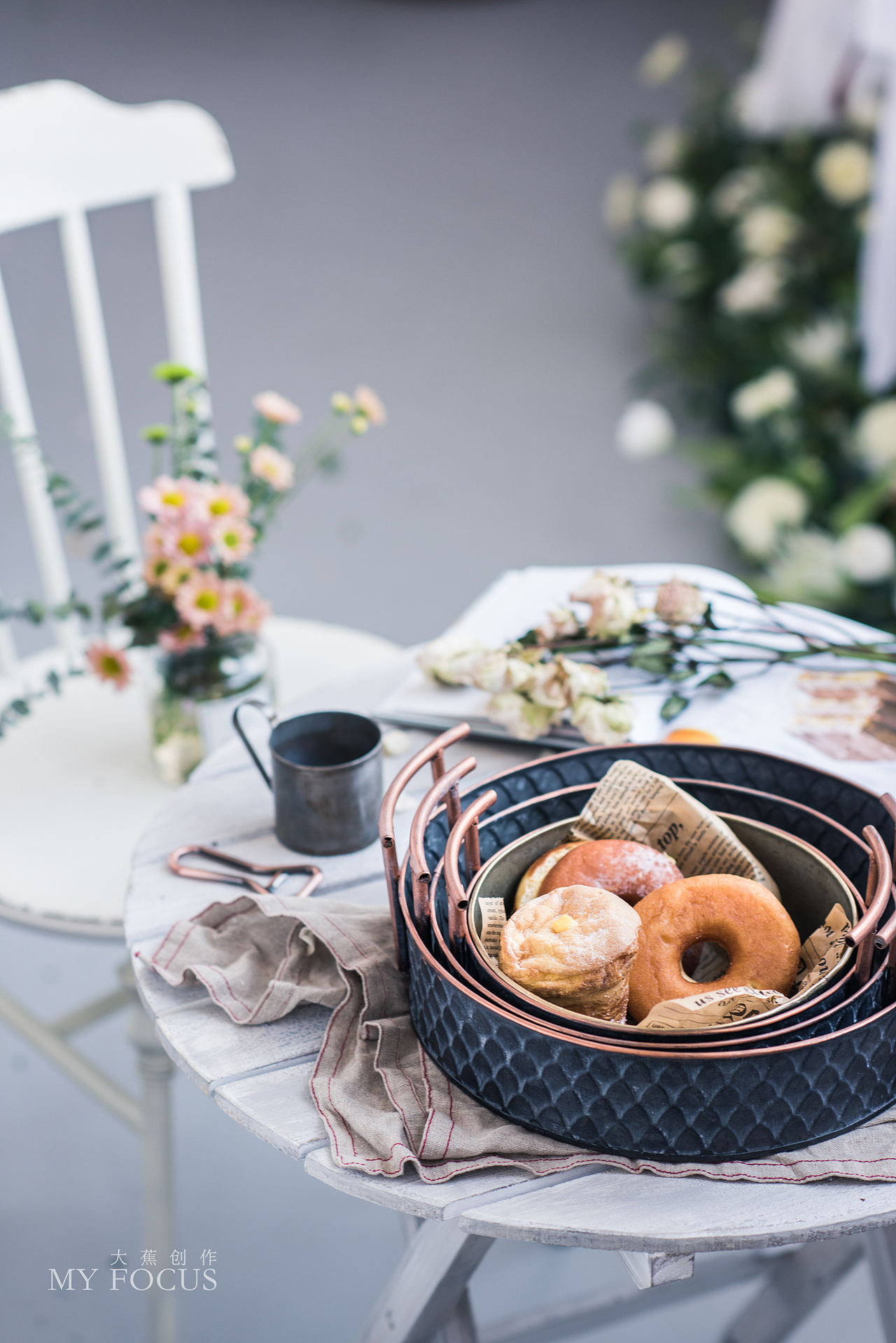 美式铁艺托盘 | 餐具摄影 | 大蕉创作
