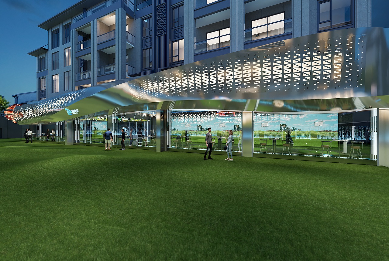 LK DESIGN | 杭州众高乐高尔夫球馆区设计方案