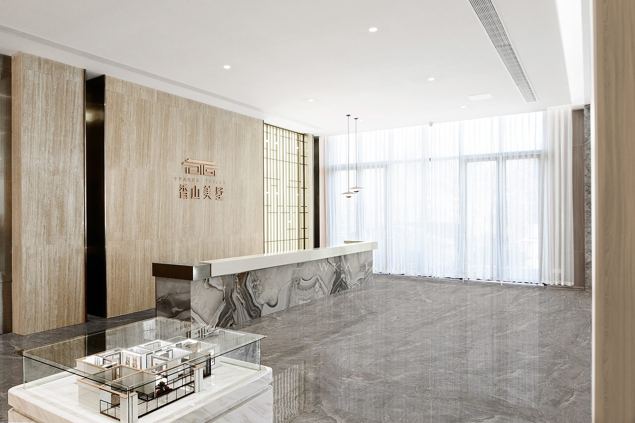 室内设计装饰-香山美墅售楼部@普洱