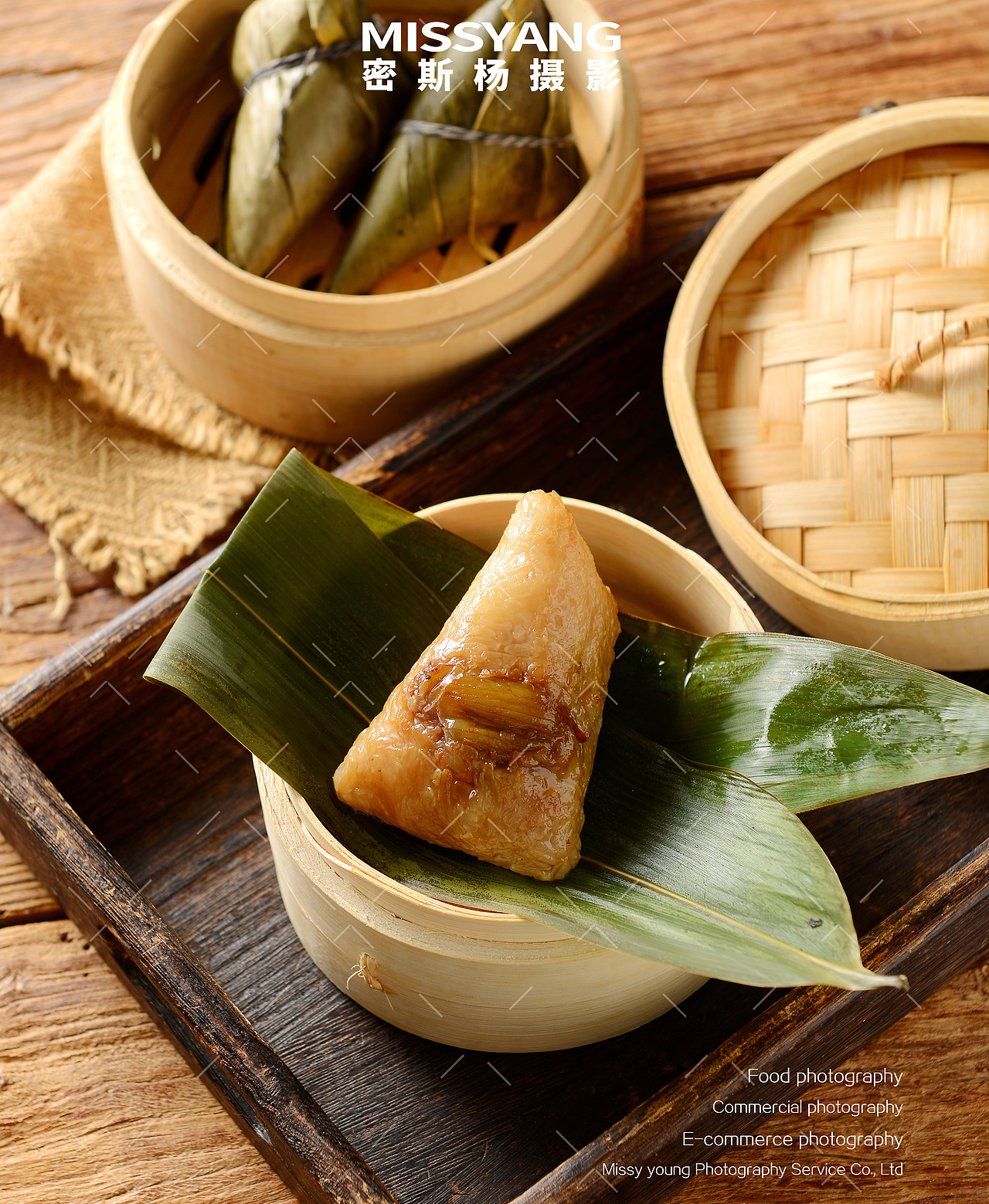 豆沙粽子拍摄|美食摄影|电商摄影|端午食品×郑州密斯杨