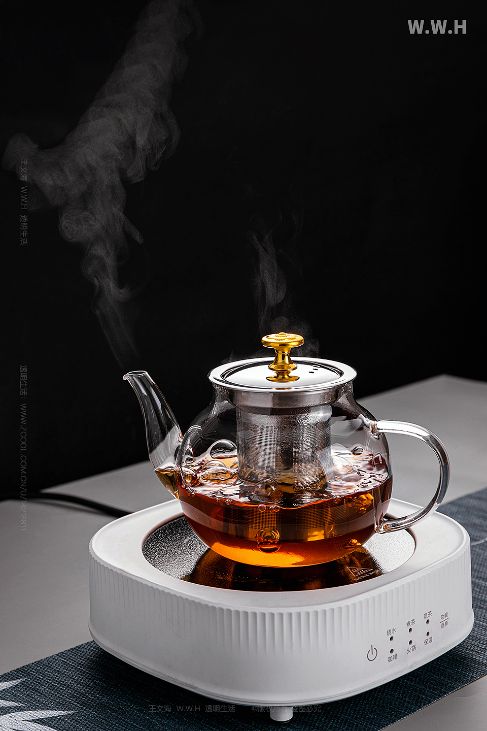 玻璃茶具| 茶盘 | 茶壶 | 茶杯 | 茶具 | 饮具（图ZMzM2NjE5MzY4） - 产品摄影 - 站酷设计师王文海原创素材 - 站酷ZCOOL