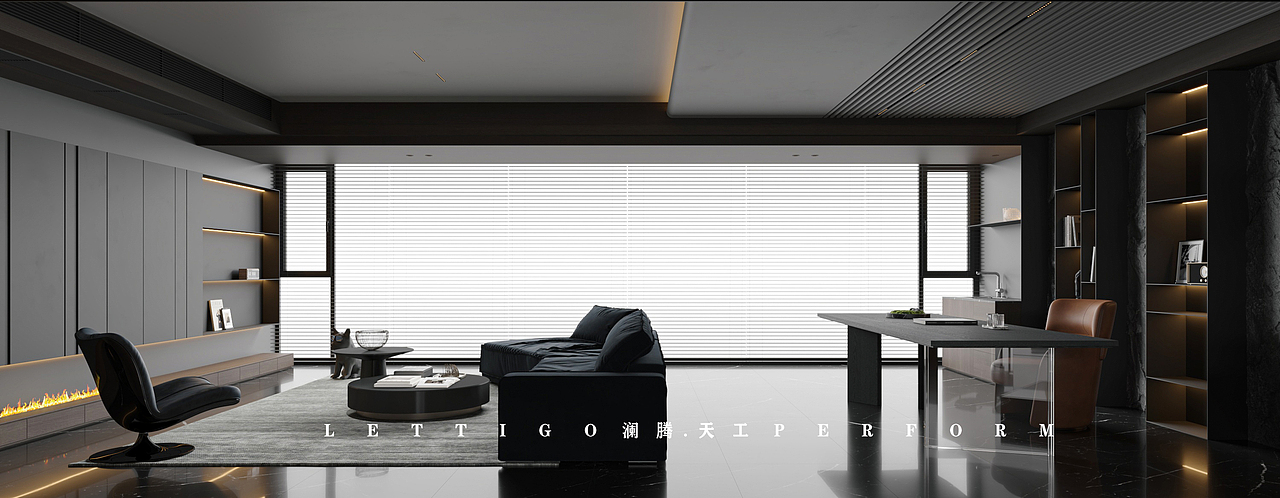 暗黑霸总系列家装效果图