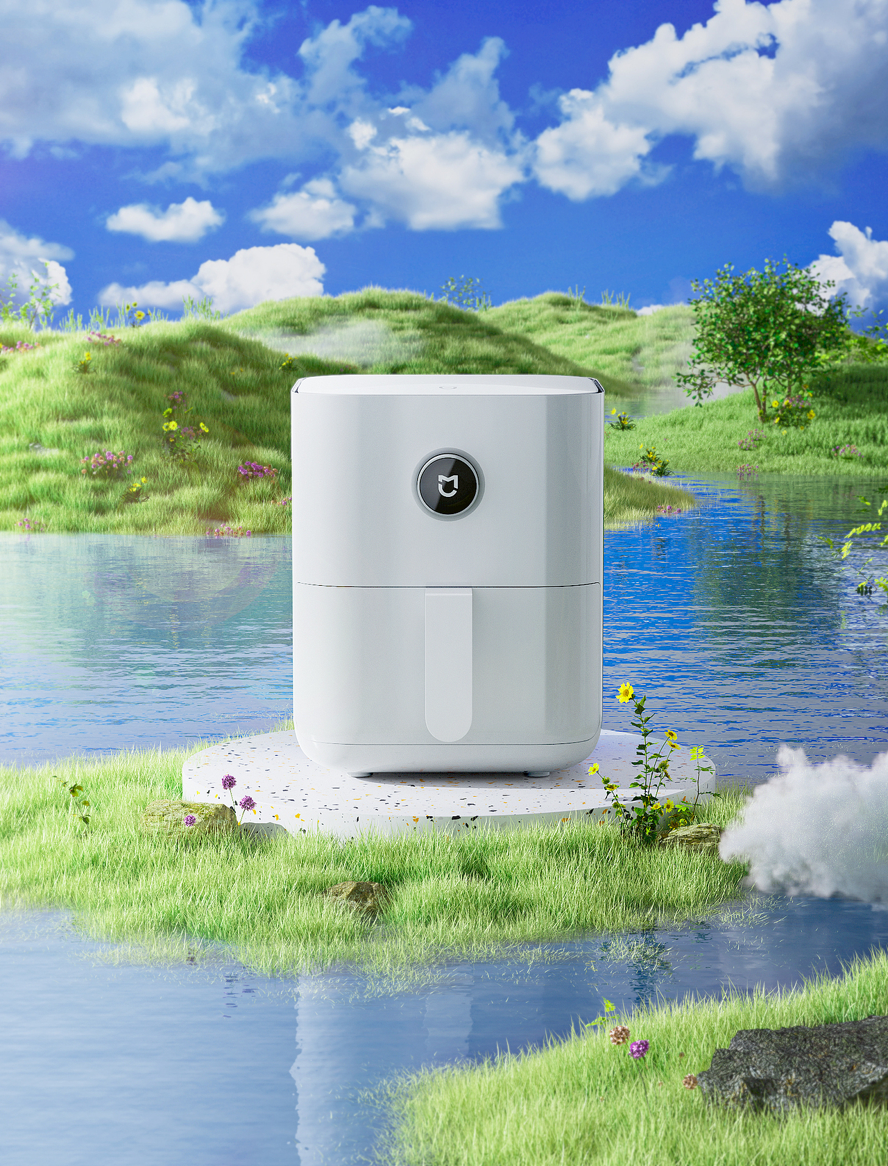 耳机、空气炸锅渲染（图ZMzY1NzkzMTgw） - 产品 - 站酷设计师瑞一杯原创素材 - 站酷ZCOOL