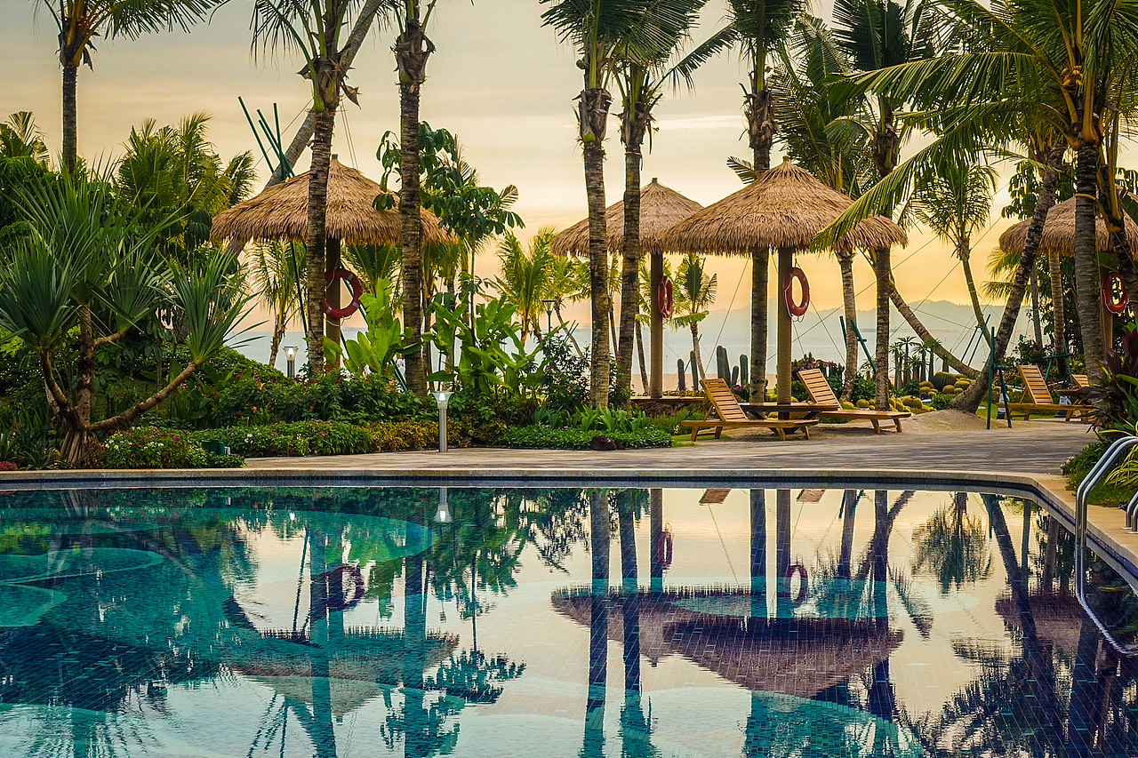 空间摄影｜海景项目园林展示区