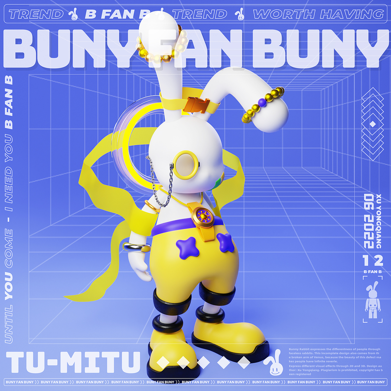 NFT-潮玩-结合BUNY FAN BUNY 兔迷兔西游记宇宙系列（图ZMzE0MTkwNzgw） - 人物/生物 - 站酷设计师徐坦斯原创素材 - 站酷ZCOOL