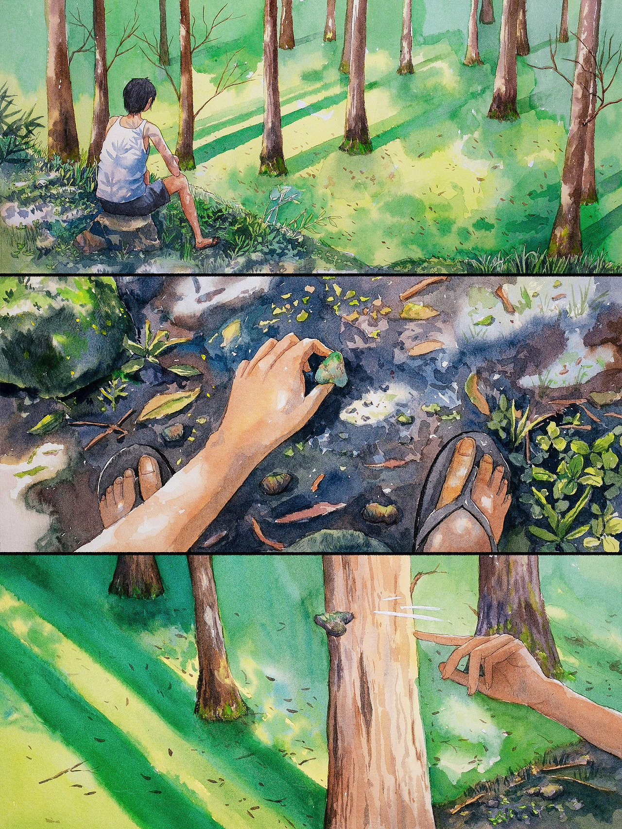 浪漫是随机的，不知道它什么时候会到来（图ZMzI5MTk1MzA4） - 艺术插画 - 站酷设计师lanskiplanet原创素材 - 站酷ZCOOL