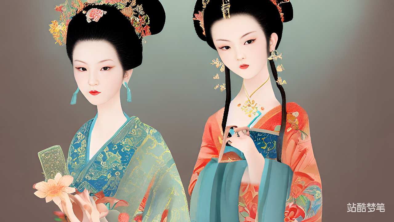 #站酷梦笔#唐朝（图ZMzMzMDU0MDg4） - AI作品 - 站酷设计师zxsoar原创素材 - 站酷ZCOOL