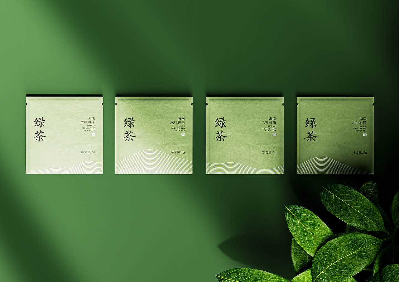 见·山海丨海南大叶茶包装设计(图ZMzY5MTEzMjk2) - 包装 - 站酷设计师六小出DESIGN原创素材 - 站酷ZCOOL