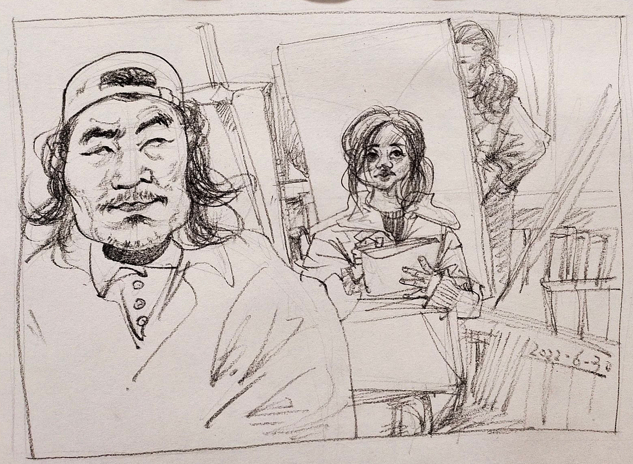 人物速写、素描静物、色彩静物2022（图ZMzQ2MTc3ODA0） - 绘画 - 站酷设计师来e笔原创素材 - 站酷ZCOOL