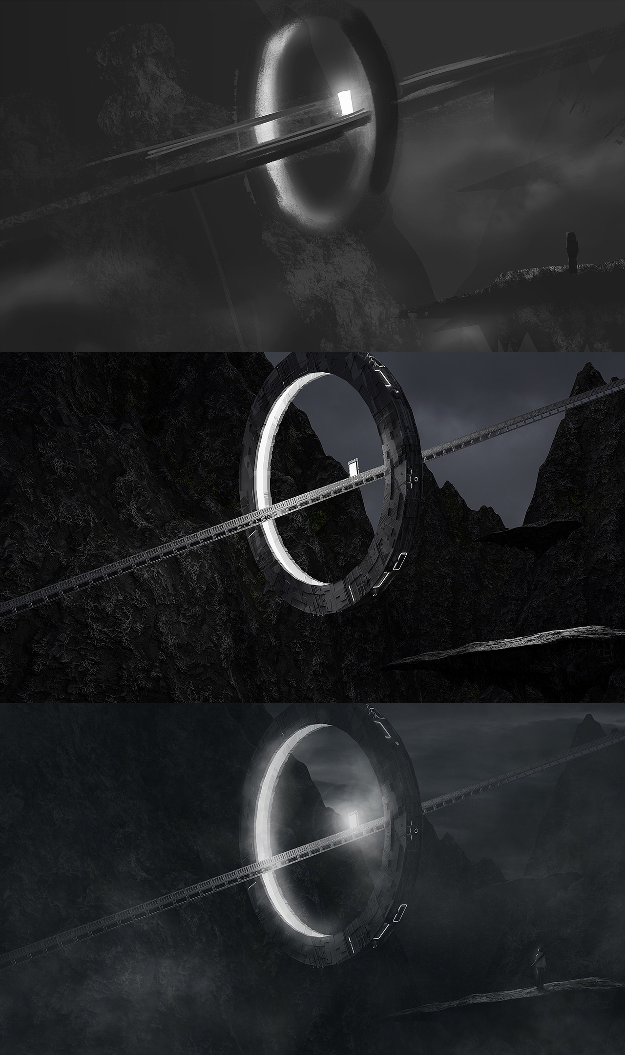 个人场景练习，无限的传送门