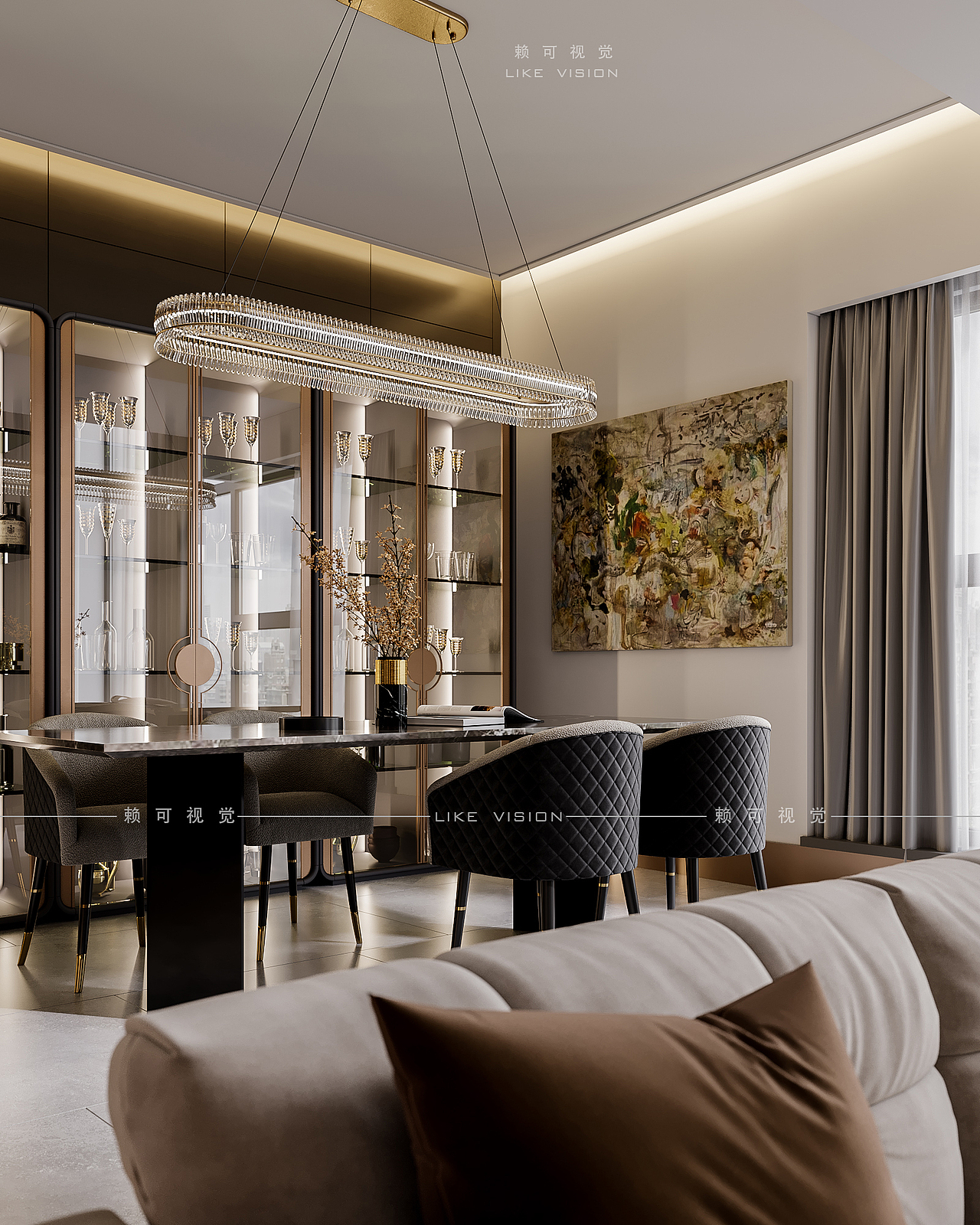 现代简约效果图表现