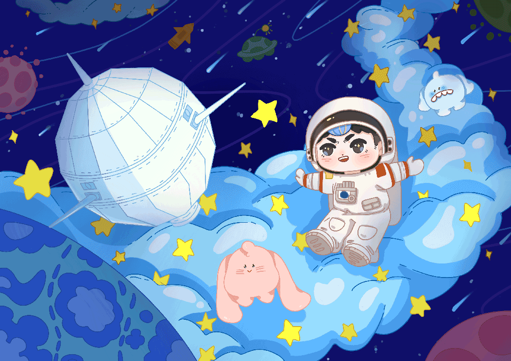 出发！目标太空 | 航天文创（图ZMjk5ODk3Njcy） - 品牌 - 站酷设计师Z兔子打僵尸原创素材 - 站酷ZCOOL