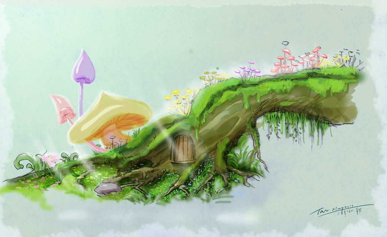 场景 树屋 白天