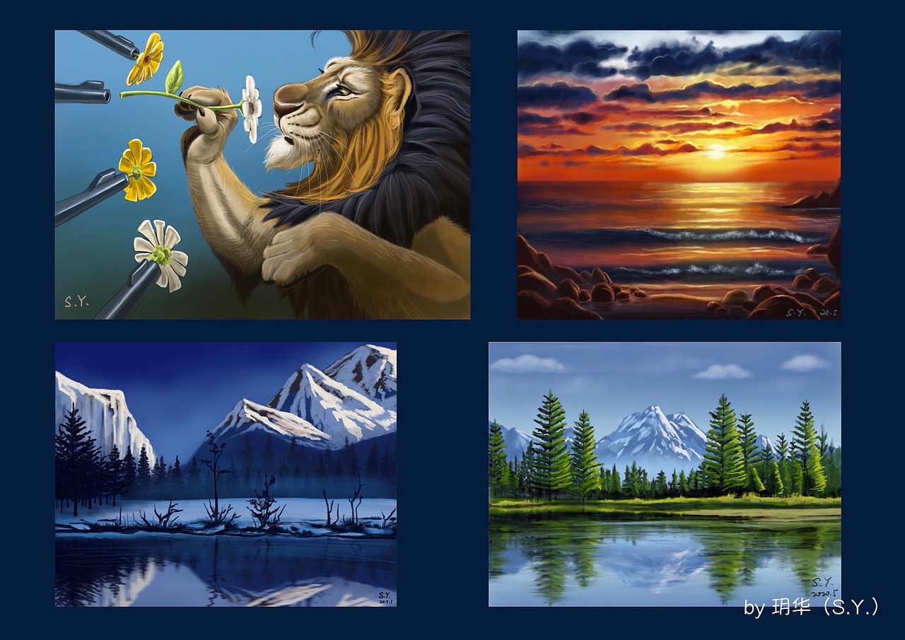 procreate手绘作品集_山阴玥华-站酷ZCOOL