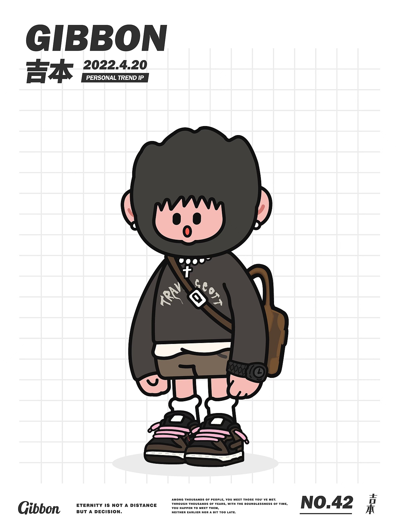 IP形象设计丨Gibbon吉本