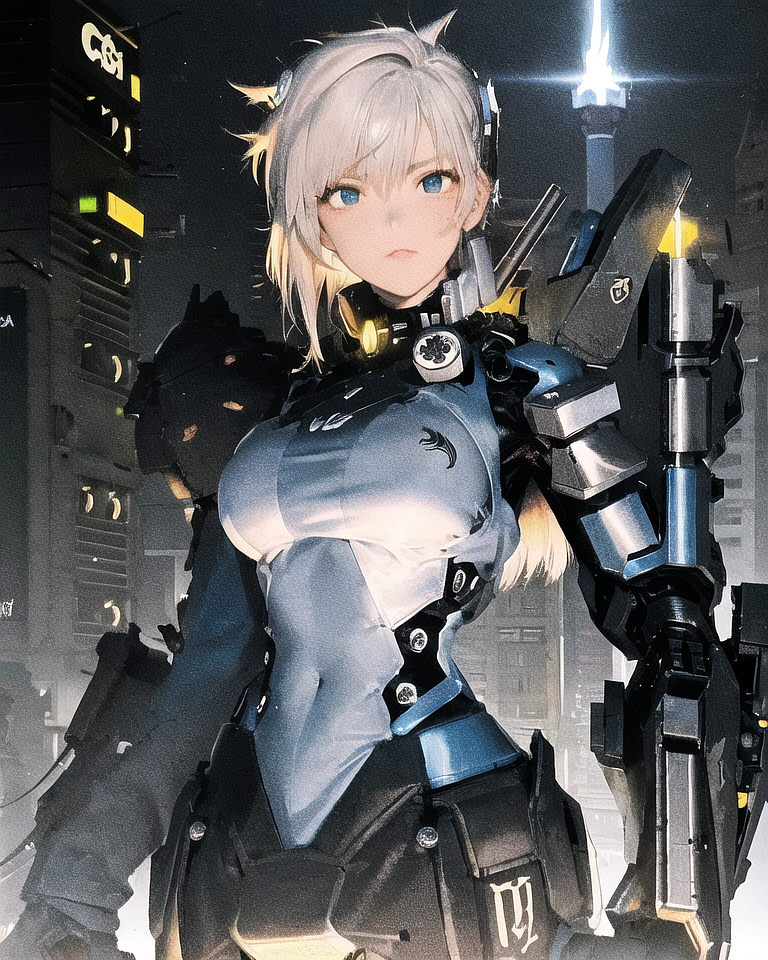 AI画了几个动漫周姐controlnet 动作插件测试