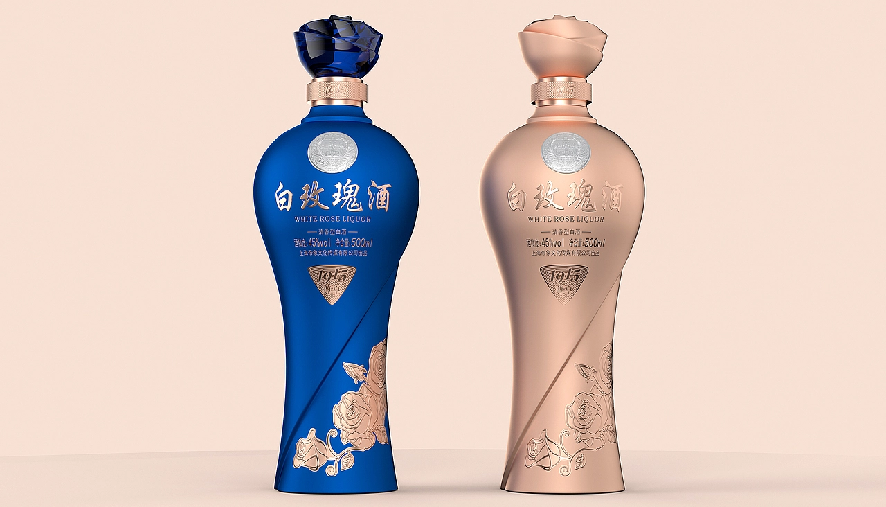 白玫瑰酒 | 包装设计 | 酒包装设计