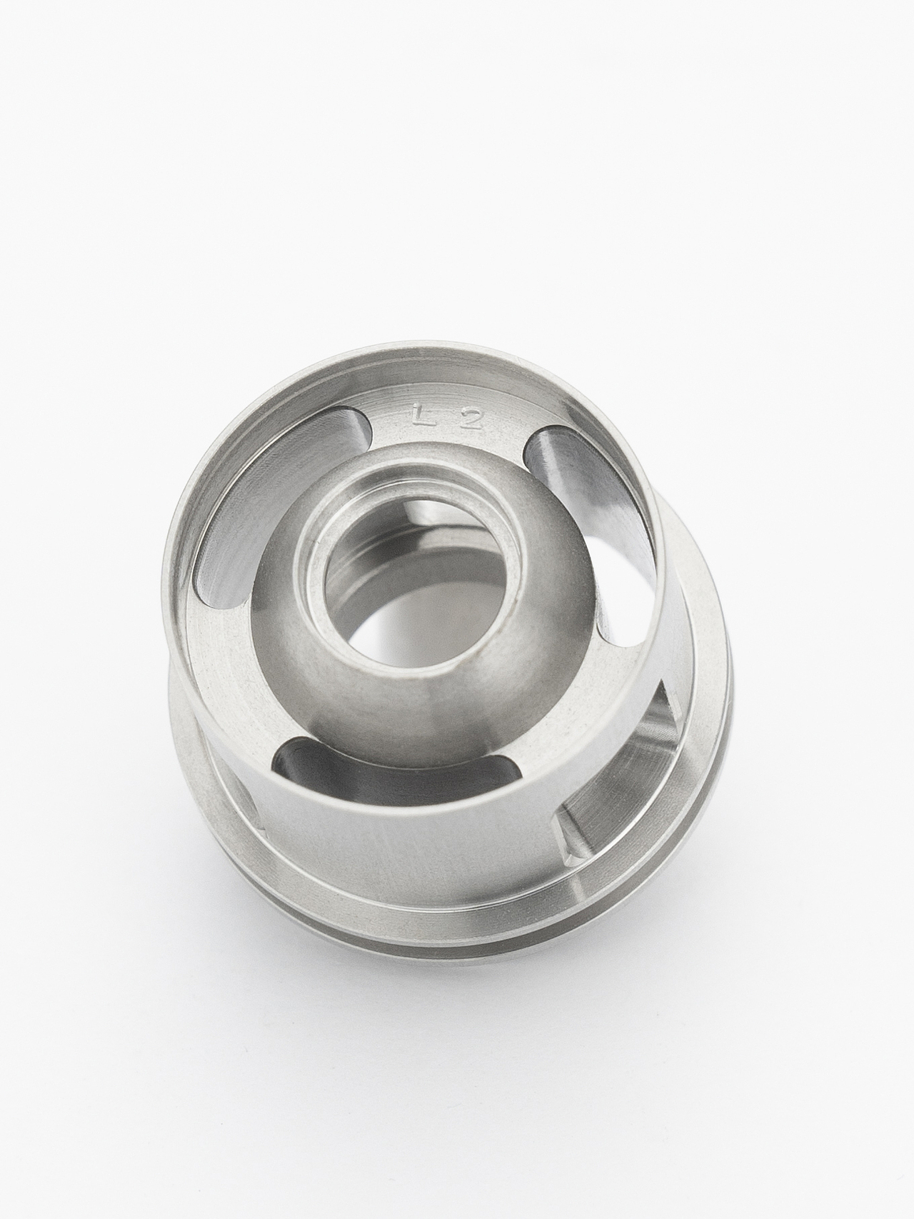 CNC车床加工产品拍摄-白底图五金配件数控车床件