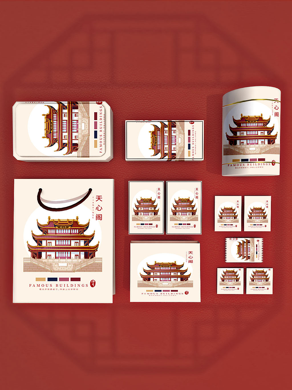 中国十大名楼（图ZMzQzMDM2MDA0） - 商业插画 - 站酷设计师四小月原创素材 - 站酷ZCOOL