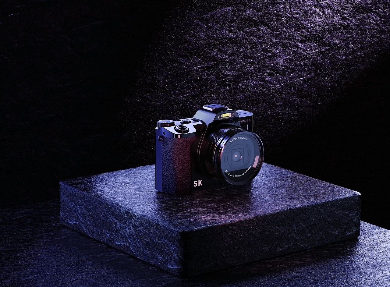 數(shù)碼相機渲染（微單）（圖ZMzQ4ODQxMjg0） - 產(chǎn)品 - 站酷設計師GANSK原創(chuàng)素材 - 站酷ZCOOL