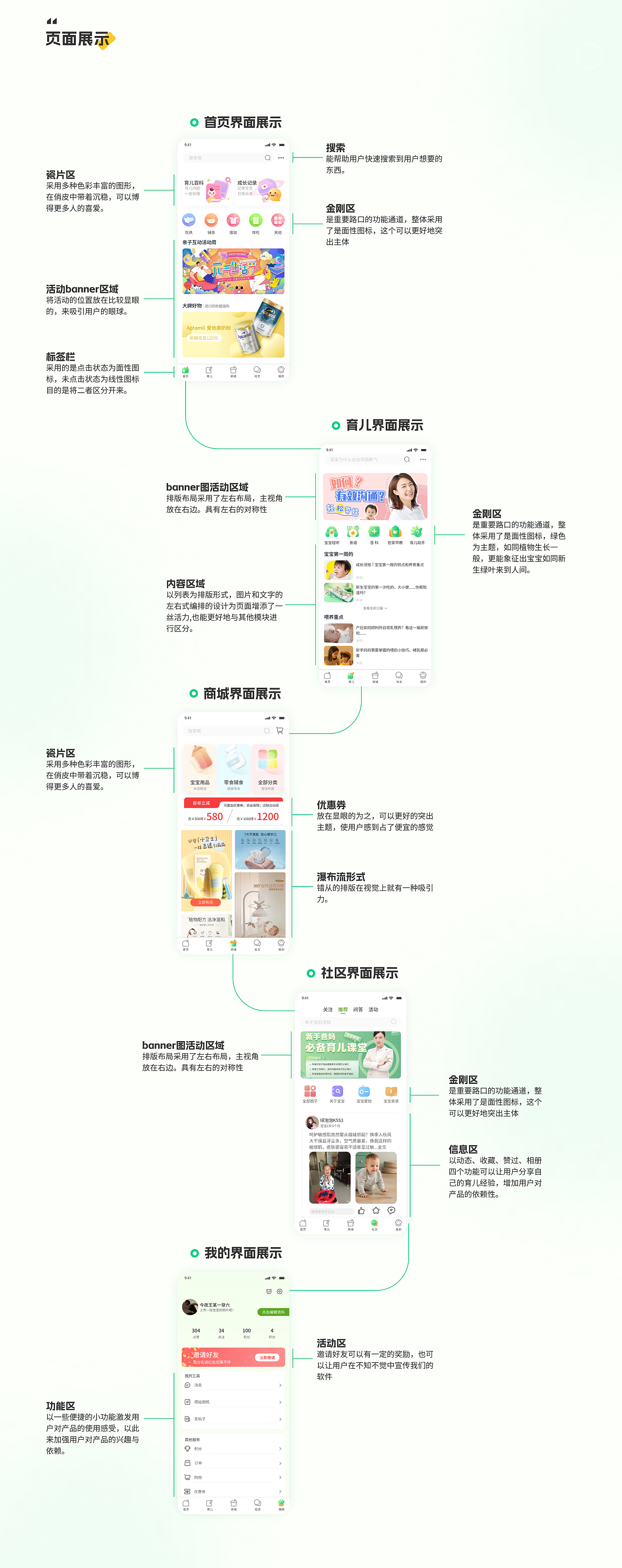 米悠育儿App作品集