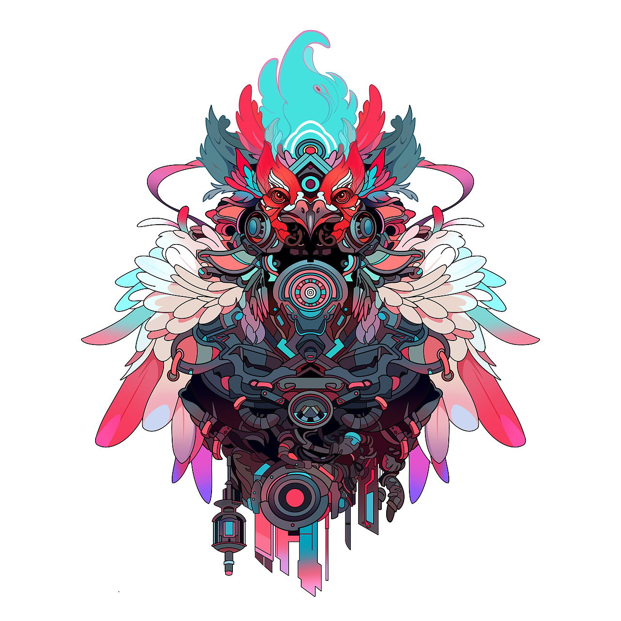 一组乱涂乱画的十二生肖