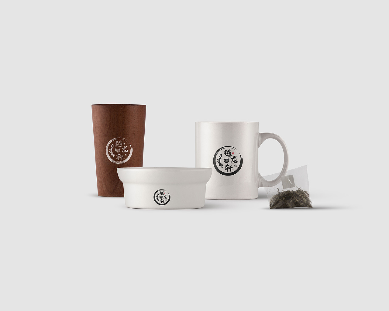 日式风格瓷器 茶杯酒杯 盘子碟子 瓷碗花瓶 茶具类logo