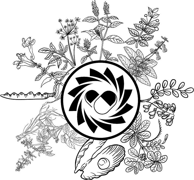 一组线稿插画图