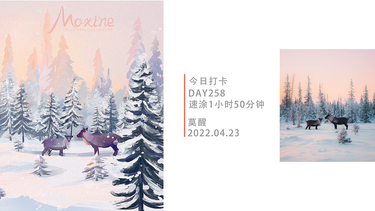 【色彩】3-4月色彩速涂练习小结