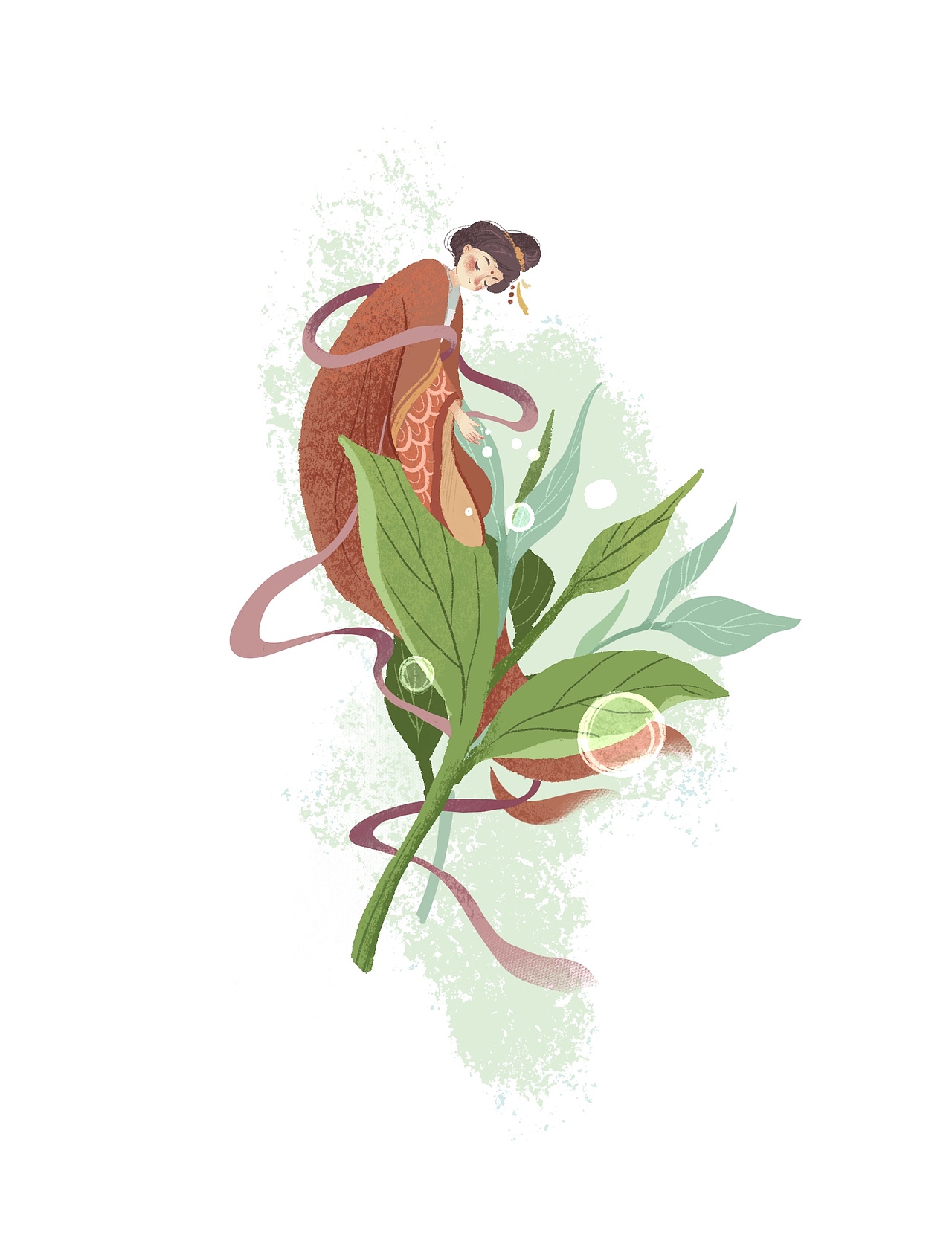 我画过的讲述茶文化的童话故事插图